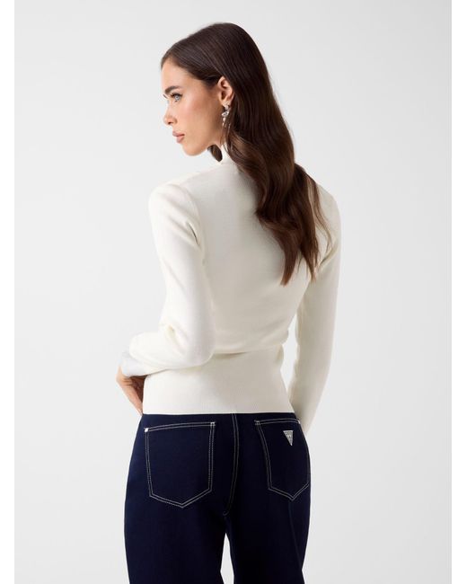 Guess White Pullover