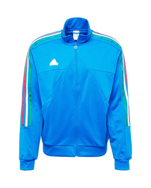 Adidas Sportsweatjacke 'tiro' in Blue für Herren