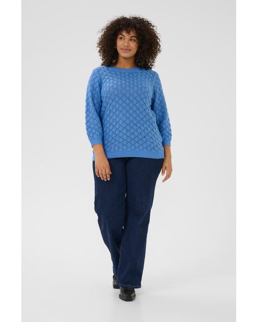 Kaffe Blue Pullover Kcmani