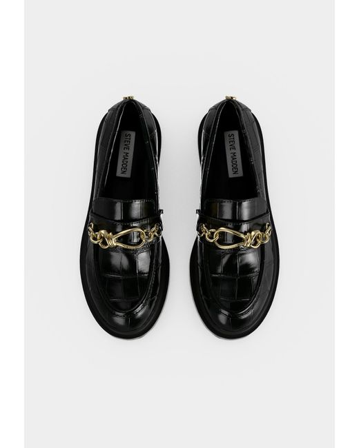 Steve Madden Black Slipper