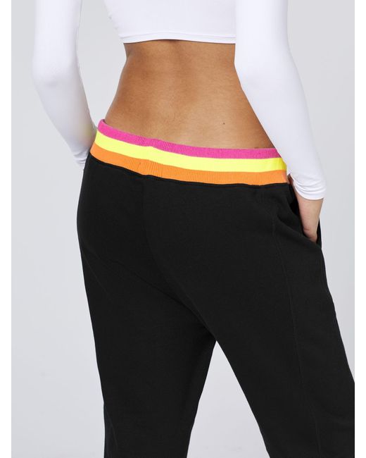 Chiemsee Black Jogginghose Mit Gestreiftem Bund