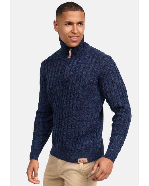 INDICODE Pullover Hector in Blue für Herren