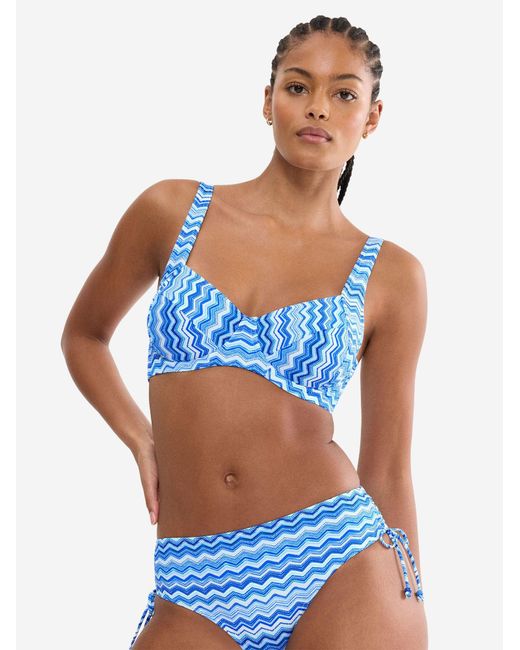 Triumph Blue Bügel-Bikini-Top Label Mix & Match Summer