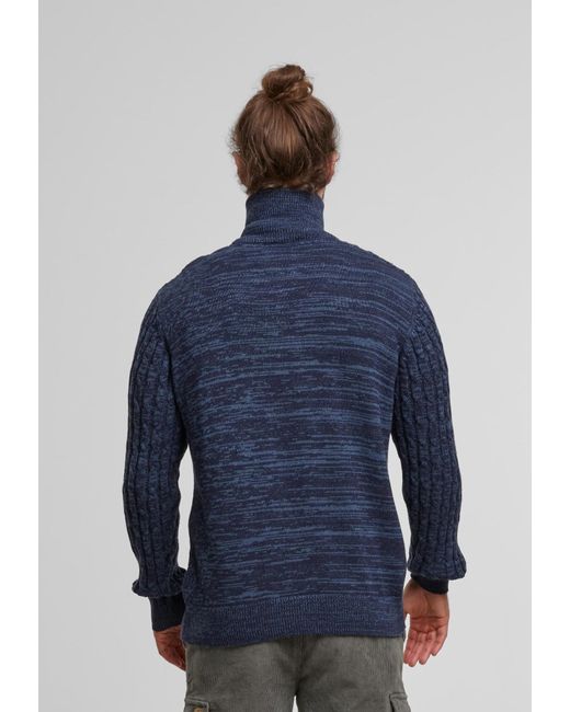 INDICODE Pullover Rufus in Blue für Herren