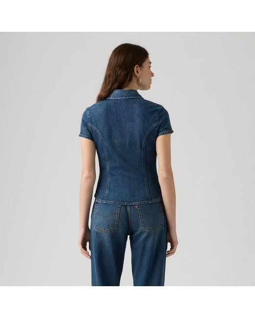 Levi's Blue Levis Bluse