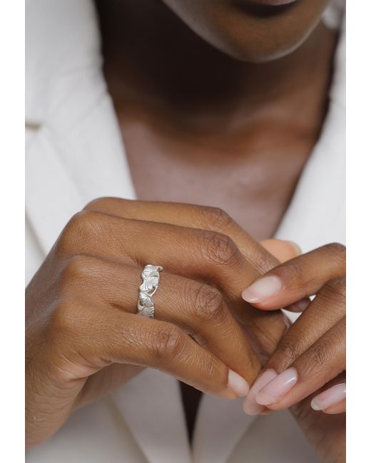 Elli Jewelry Metallic Ring Ginkgo