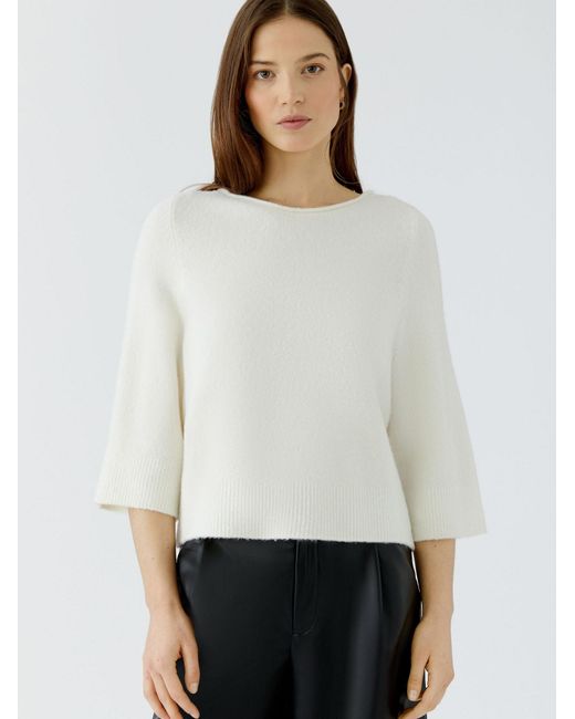 Ouí White Pullover