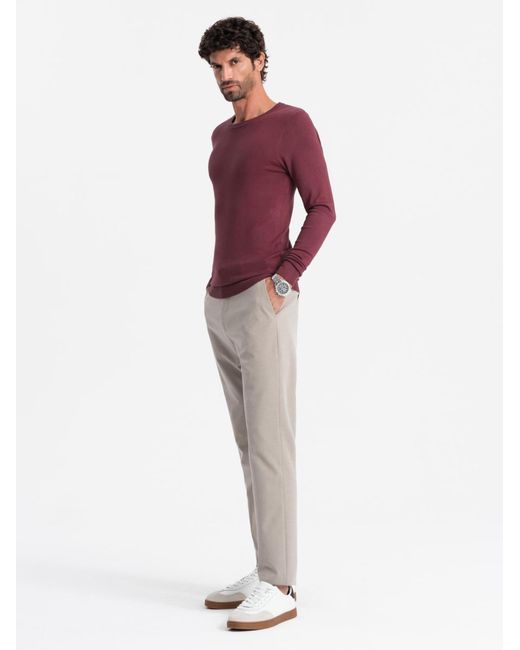 Ombre Pullover in Red für Herren