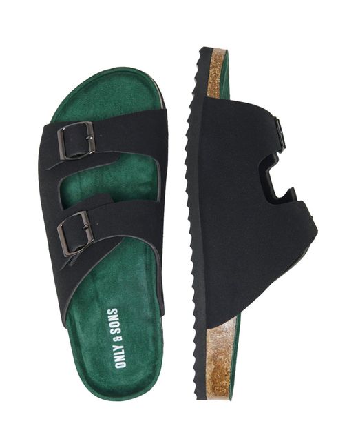Only & Sons Pantolette Onssimon in Black für Herren