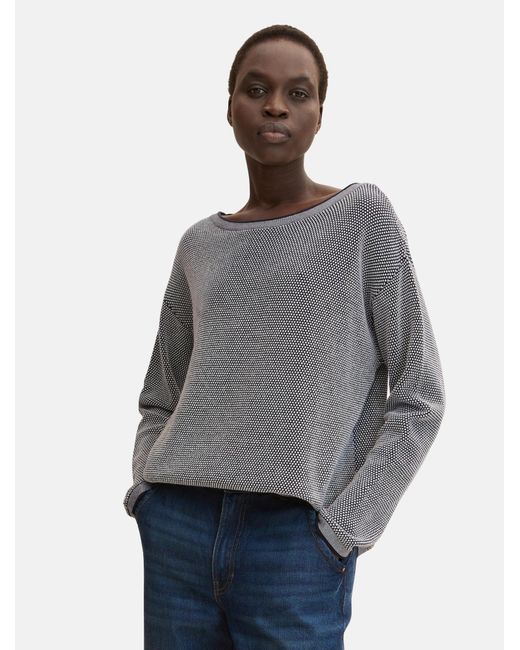 Tom Tailor Gray Pullover