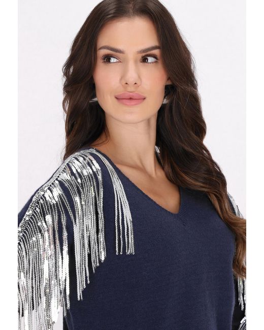 faina Blue Pullover