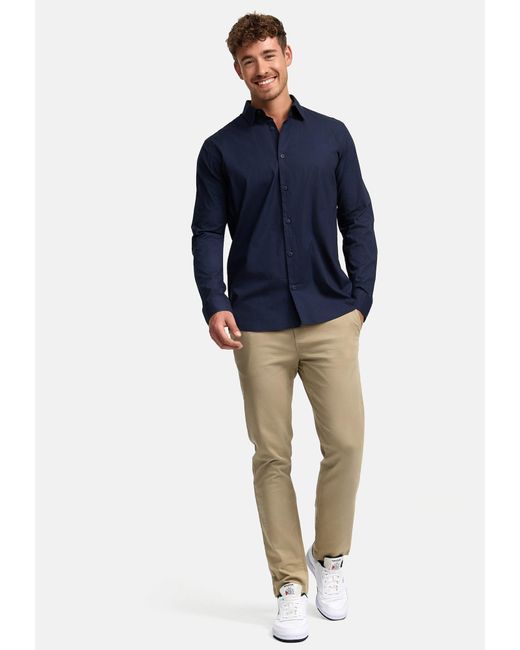 INDICODE Hemd Kamby in Blue für Herren