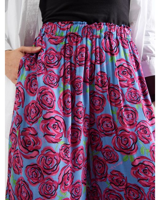 Harper & Yve Purple Hose