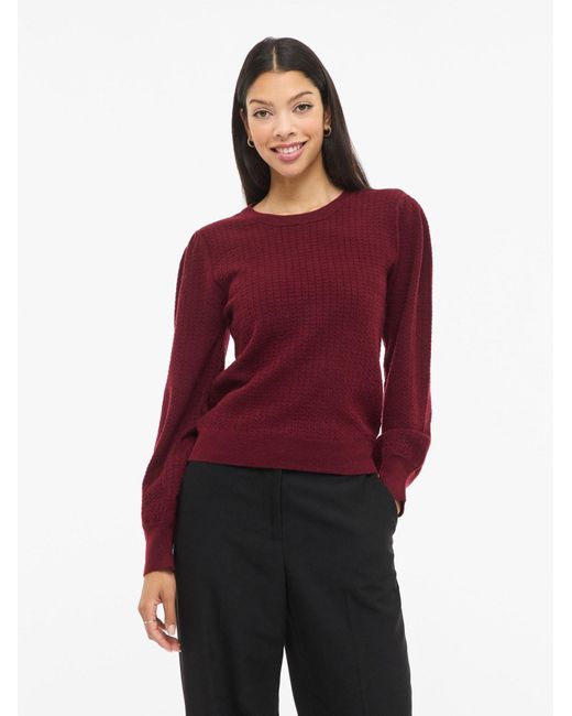 Vila Red Pullover Vimable