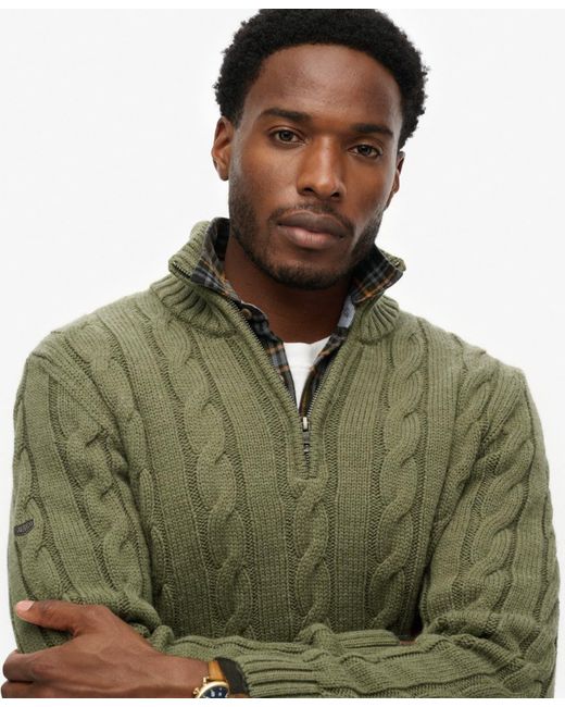 Superdry & Co Pullover in Green für Herren