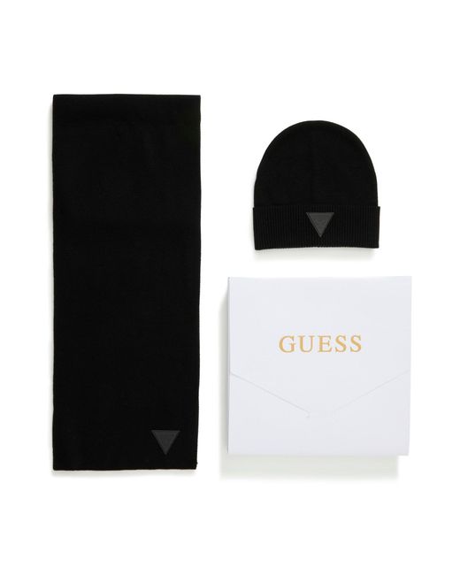 Guess Mütze Und Schal in Black für Herren
