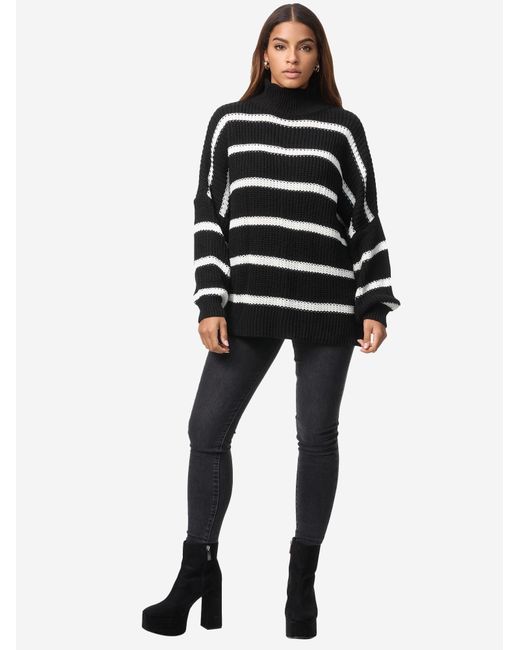 Elara Black Pullover