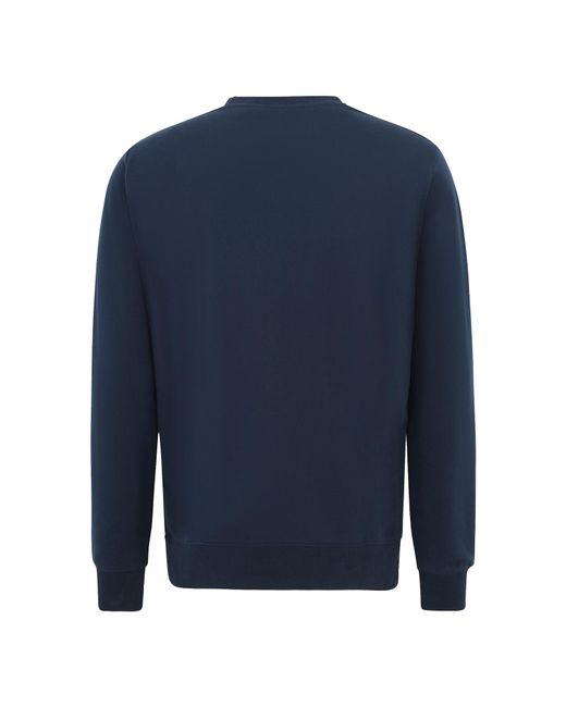 Oldskull Sweatshirt Plain Basic in Blue für Herren