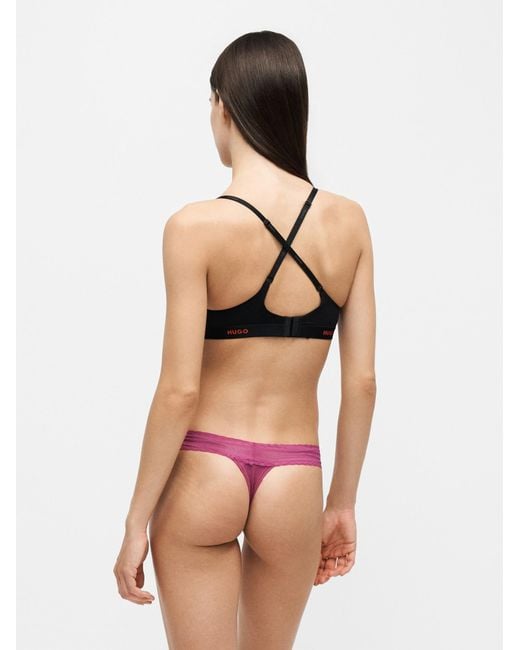 HUGO Pink String