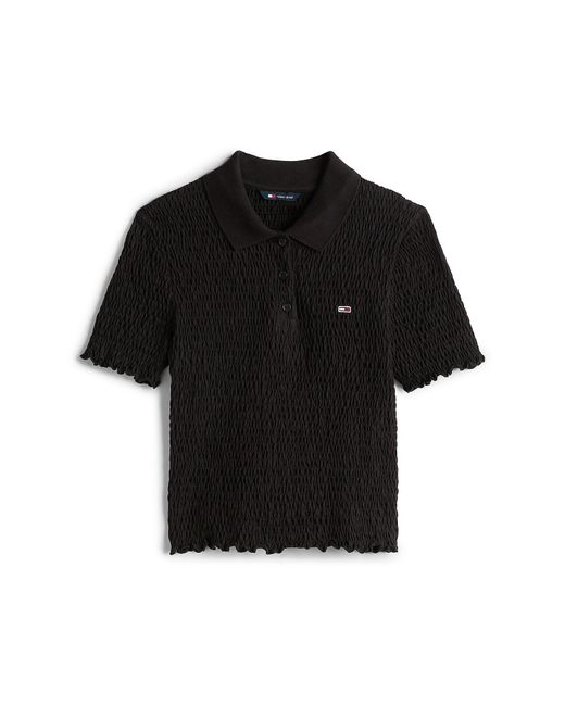 Tommy Hilfiger Black Poloshirt 'Smock'