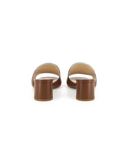 Evita Brown Pantolette 'Dori'