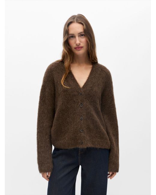 Object Brown Strickjacke Objharry