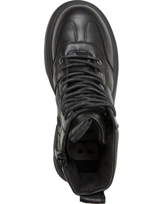 Buffalo Black Schnürstiefel