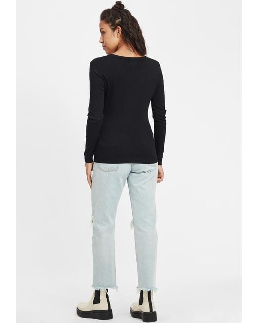 Oxmo Black Pullover Edda