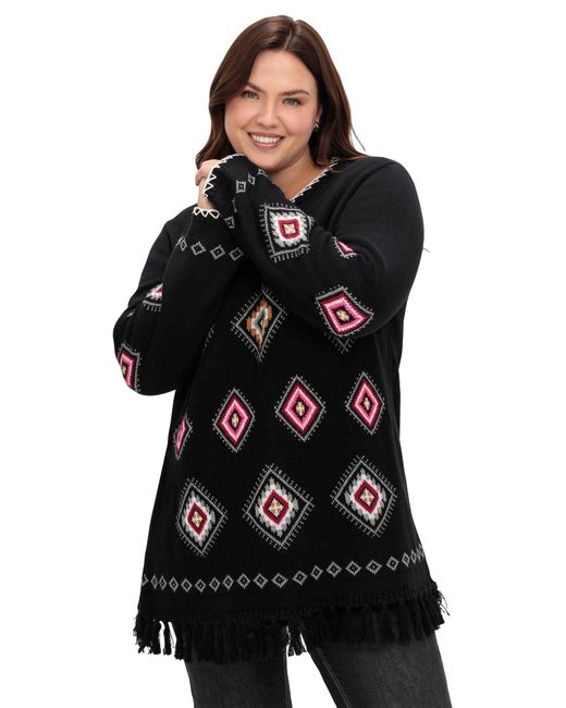 Sheego Black Pullover