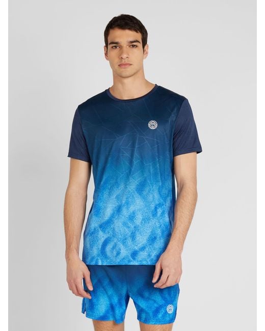 BIDI BADU Funktionsshirt 'beach spirit' in Blue für Herren