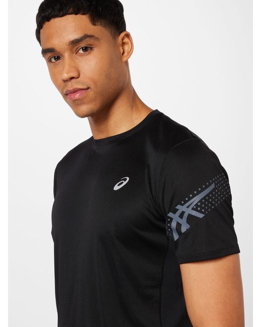 Asics Sportshirt in Black für Herren