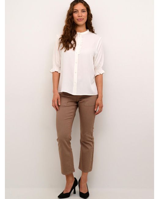 Cream White Bluse 'Cr Venea'
