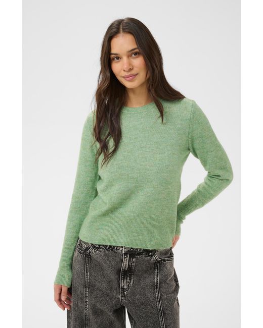 Kaffe Green Pullover Kaniel