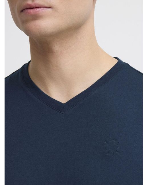 Solid T-Shirt Sdodilian in Blue für Herren