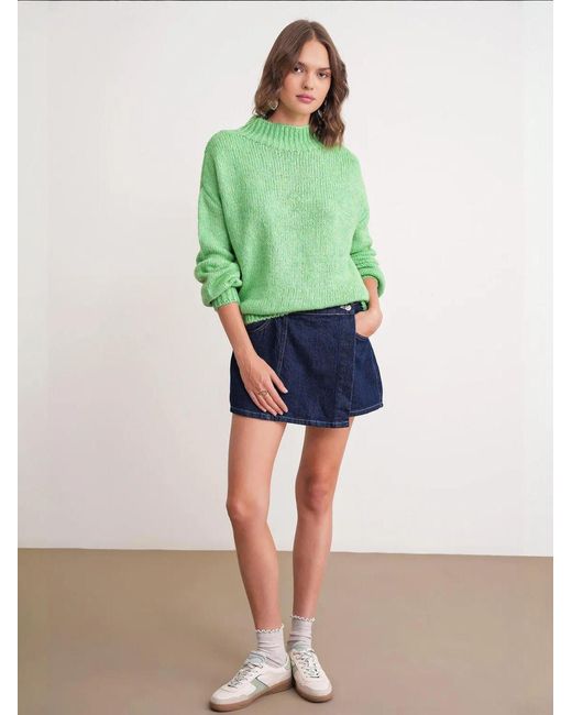 MixRay Green Pullover