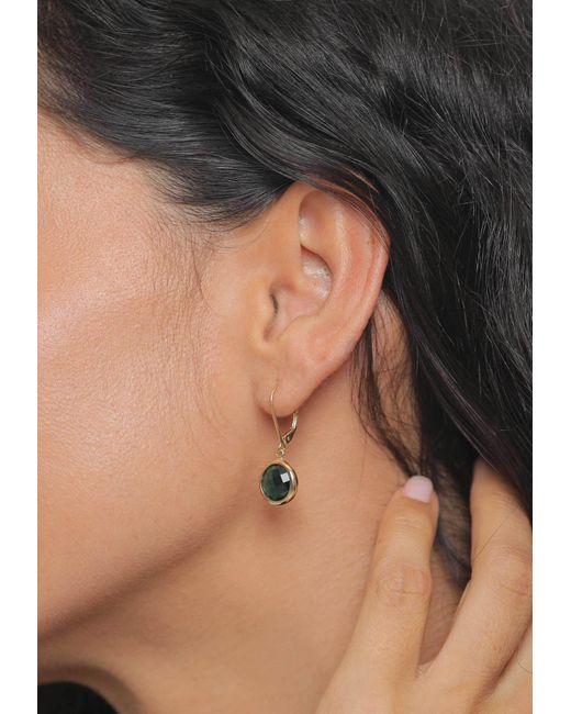 Elli Jewelry Green Ohrringe Quarz