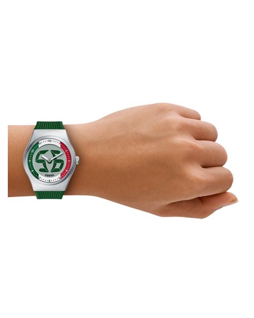 Fossil Uhr Archival in Green für Herren