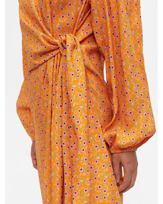 Object Orange Kleid 'villo'
