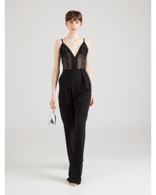 Elisabetta Franchi Black Jumpsuit