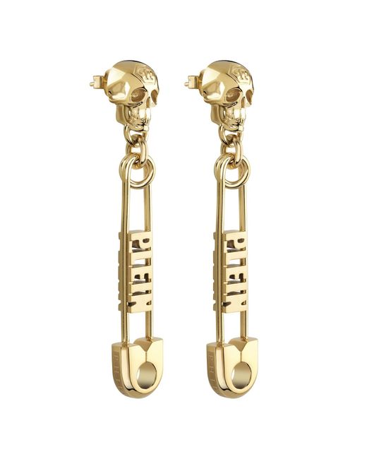 Philipp Plein Metallic Ohrringe