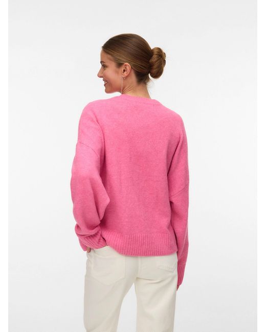 Vero Moda Pink Pullover Vmboom