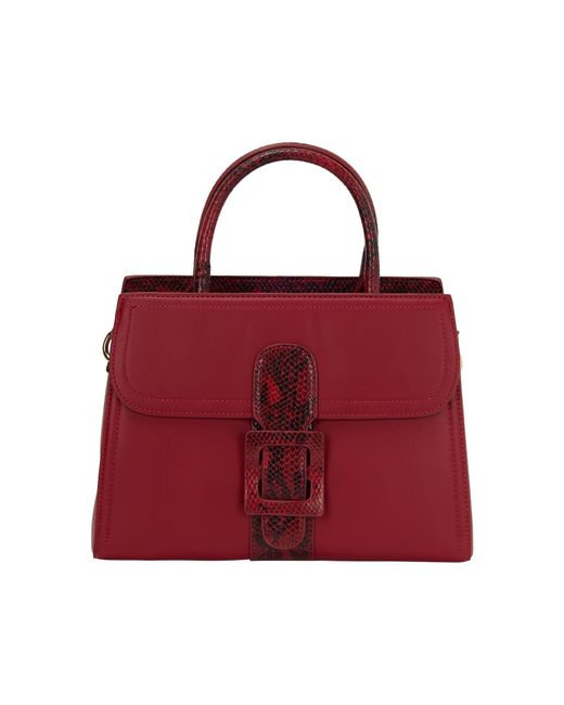 faina Red Handtasche