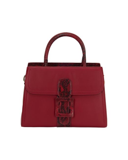 faina Red Handtasche