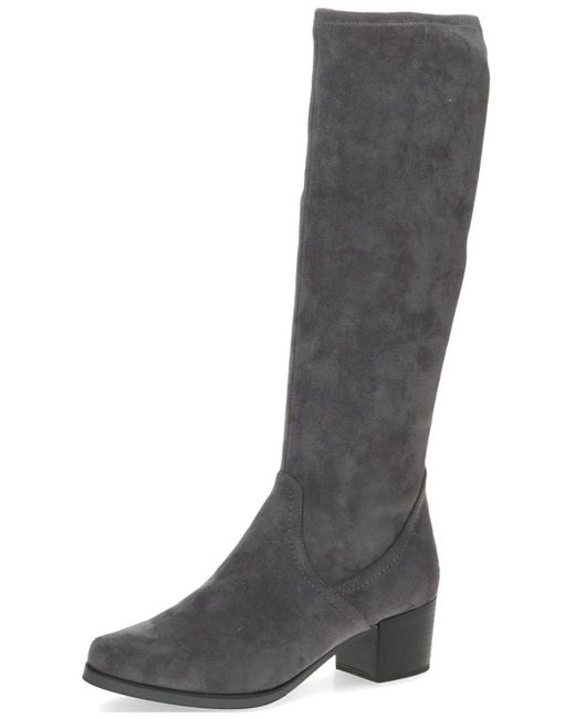Caprice Gray Stiefel Ocean