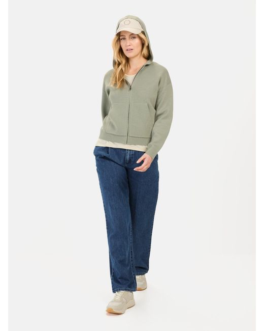 Camel Active Green Strickjacke Mit Kapuze