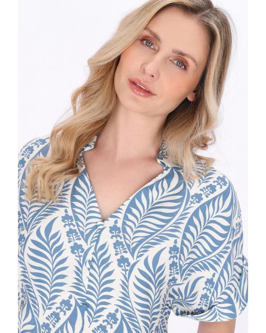 Usha Blue Bluse