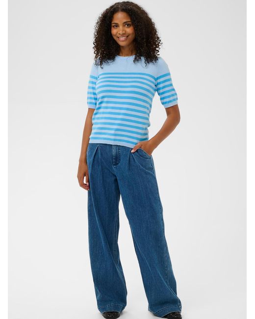 Kaffe Blue Pullover Kamala