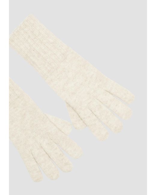 S.oliver White Fingerhandschuhe
