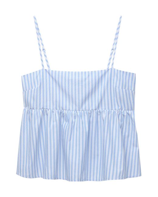 Pull&Bear Blue Top Pacific