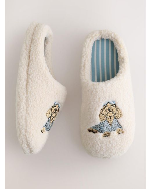 Next White Hausschuh